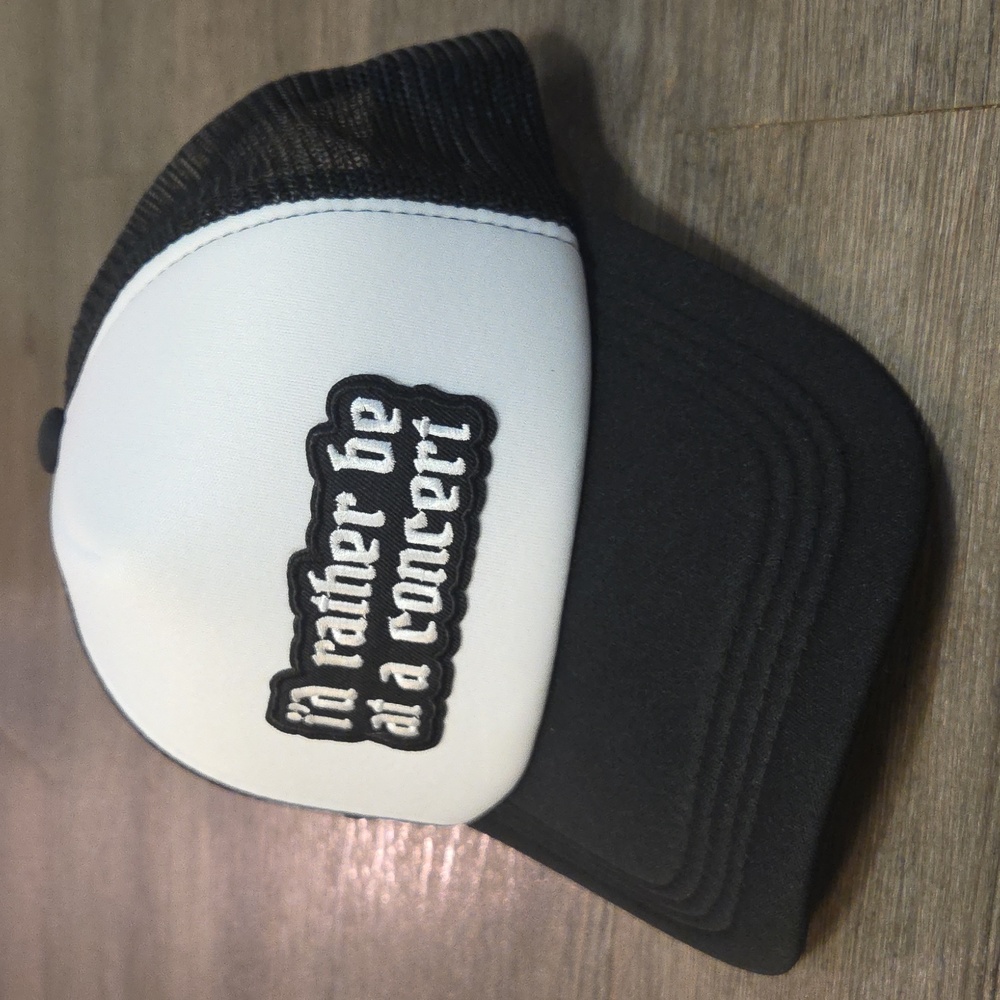 "I'd Rather Be At A Concert" Trucker Hat